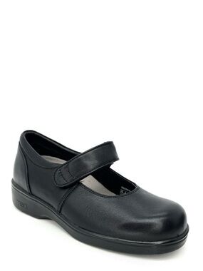 New Apex Mary Jane Ambulatory Shoe Black Leather Women’s Size 6 Wide B6000W